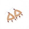 Beach Style Rattan Earrings