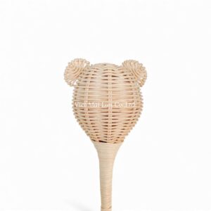 Bear Rattan Baby Rattle