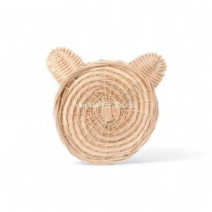 Bear Rattan Coaster