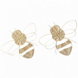Bee Rattan Kids Wall Decor