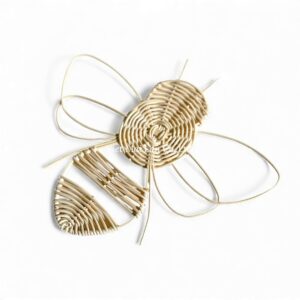 Bee Rattan Kids Wall Decor