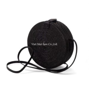 Black Rattan Bag