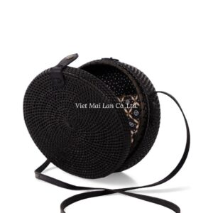 Black Rattan Bag