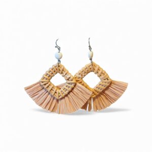 Bohemian Rattan Earrings