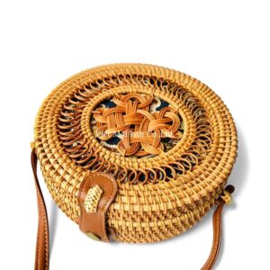 Bohemian Round Rattan Bag