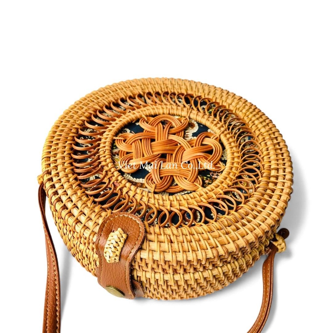 Bohemian Round Rattan Bag