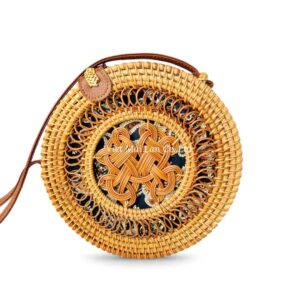 Bohemian Round Rattan Bag
