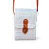 Bohemian White Rattan Bag