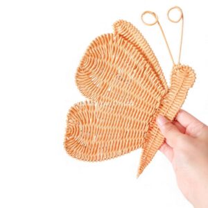 Boho Butterfly Rattan Kids Wall Decor