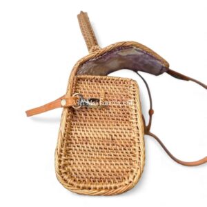 Boho Crossbody Rattan Bag
