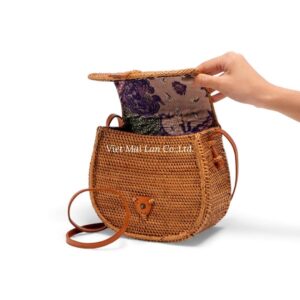 Boho Natural Rattan Bag