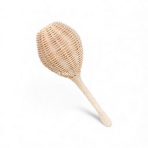 Boho Rattan Baby Rattle