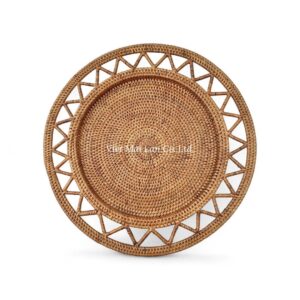 Boho Rattan Charger Plate