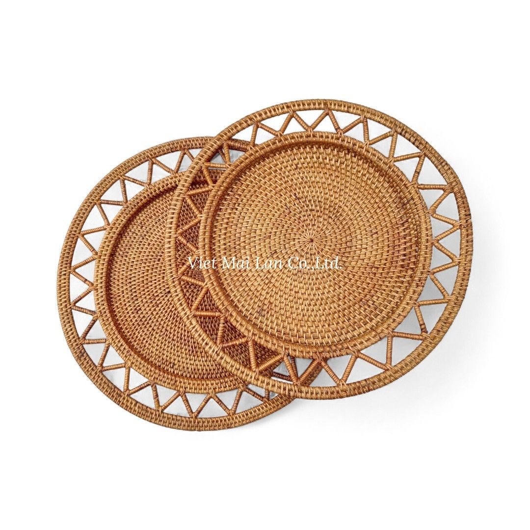 Boho Rattan Charger Plate