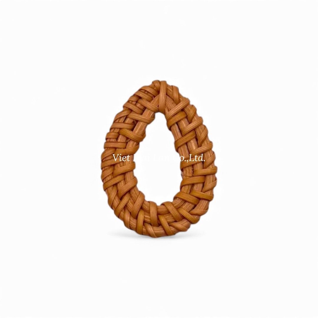 Boho Rattan Charm for Jewelry