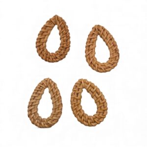 Boho Rattan Charm for Jewelry
