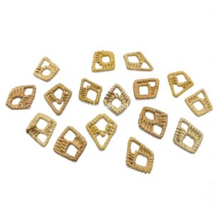 Boho Rattan Charm for Necklace