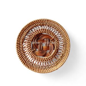 Boho Rattan Coaster