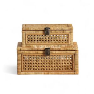 Brown Rattan Box