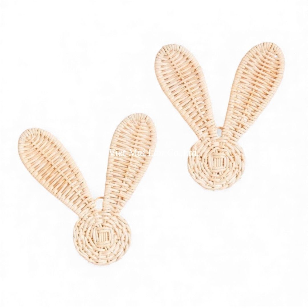 Bunny Rattan Kids Wall Decor