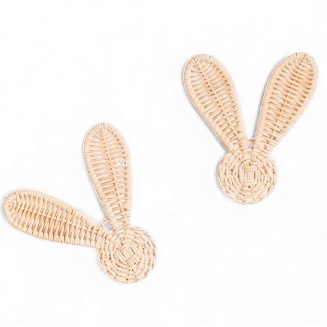Bunny Rattan Kids Wall Decor