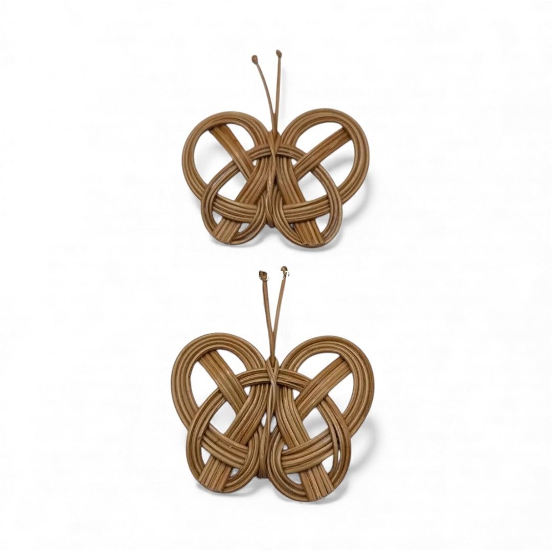 Butterfly Rattan Charm