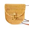 Chic Crossbody Rattan Bag
