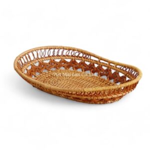 Classic Oval Rattan Tray