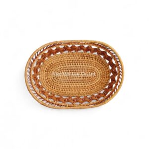 Classic Oval Rattan Tray