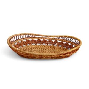 Classic Oval Rattan Tray
