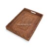 Classic Rectangular Rattan Tray