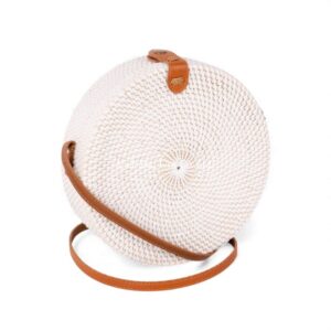 Classic Round Rattan Bag