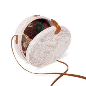 Classic Round Rattan Bag