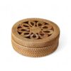 Classic Round Rattan Box