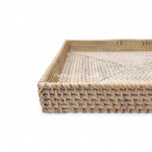 Classic Square Rattan Tray