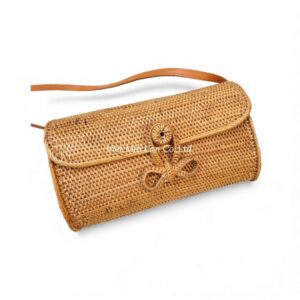 Crossbody Rattan Bag