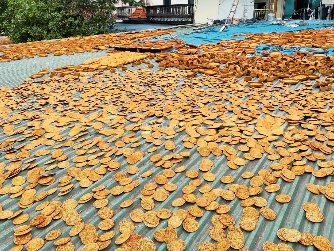 Customizable Rattan Coasters for Wholesale Buyers