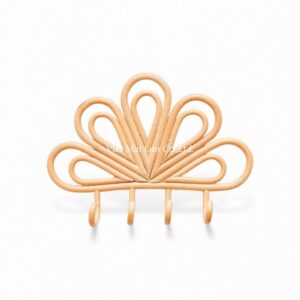 Cute Cloud Rattan Kids Wall Shelf