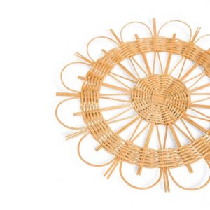 Cute Floral Rattan Kids Wall Decor