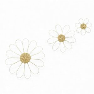 Daisy Rattan Kids Wall Decor