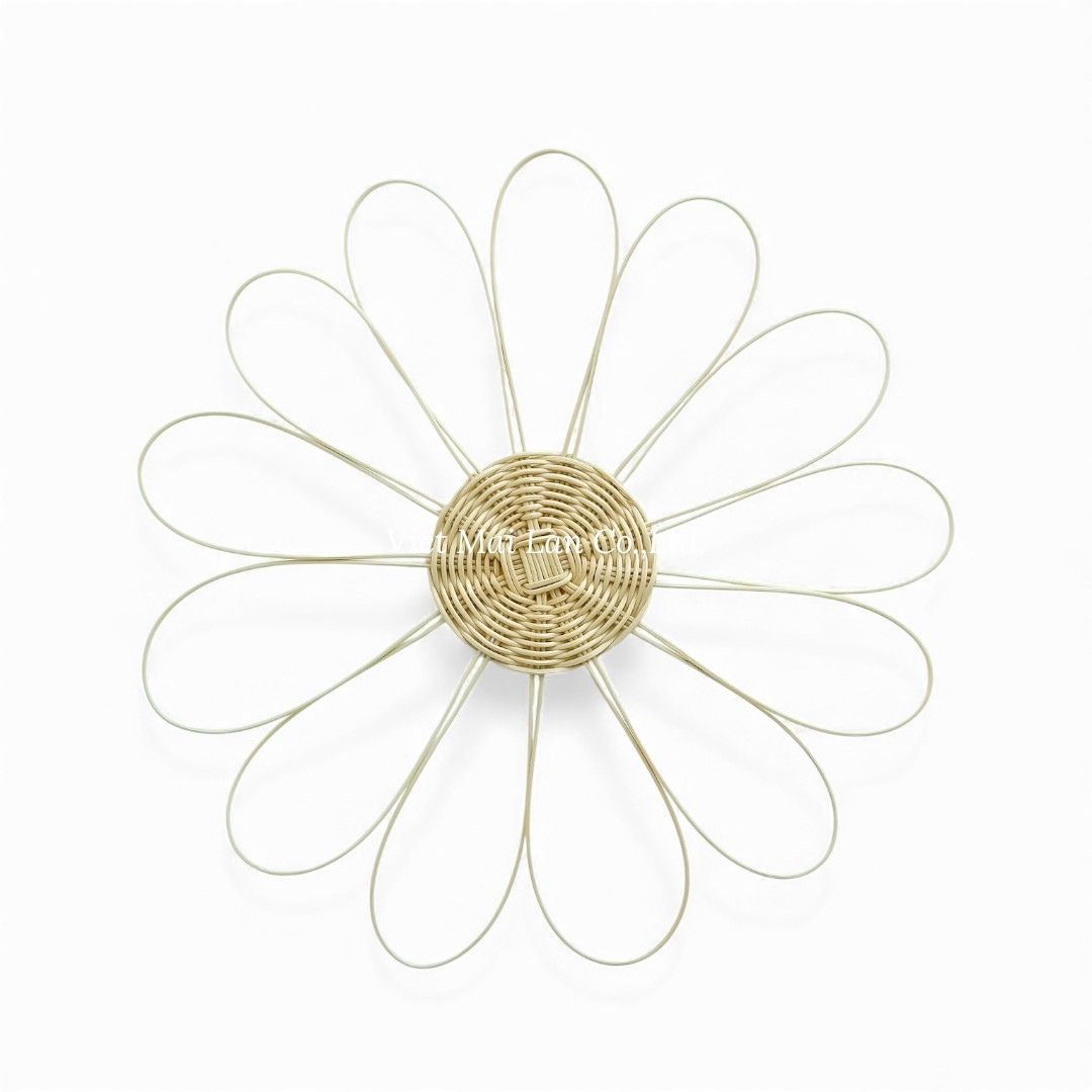 Daisy Rattan Kids Wall Decor