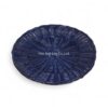 Dark Blue Rattan Charger Plate