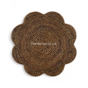Dark Brown Rattan Placemat