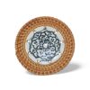 Decorative Ceramic Rattan Coaster
