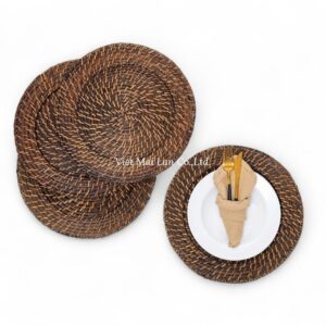 Decorative Rattan Charger Plate