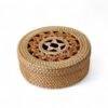 Decorative Round Rattan Box