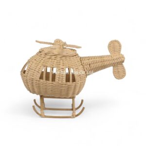 Delightful Rattan Airplane Toy