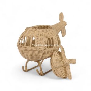 Delightful Rattan Airplane Toy