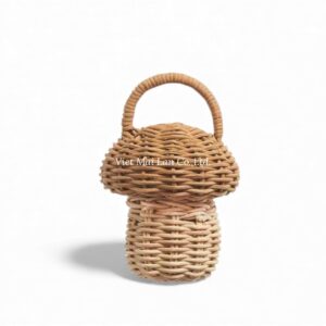 Delightful Rattan Baby Rattle