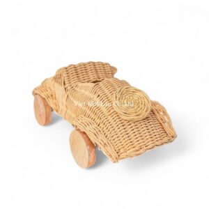 Delightful Rattan Car Toy